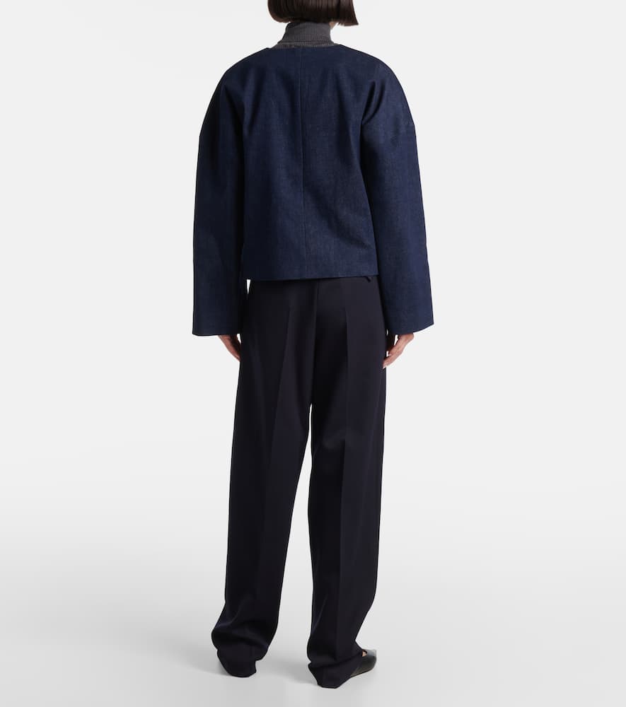 Dev cropped denim jacket