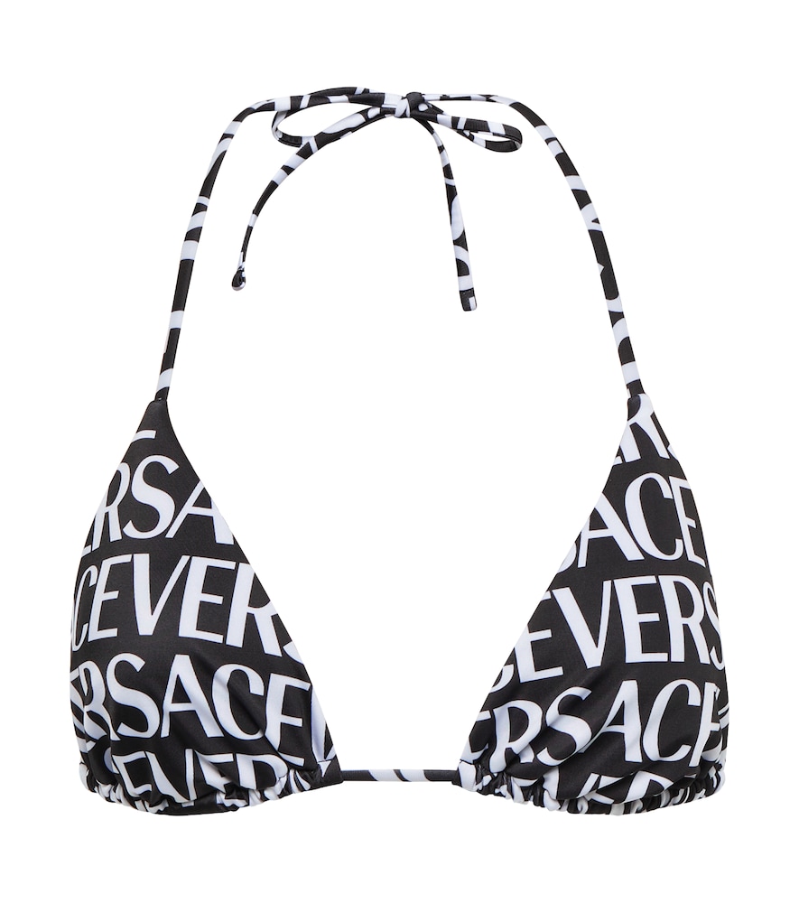 Versace Logo bikini top