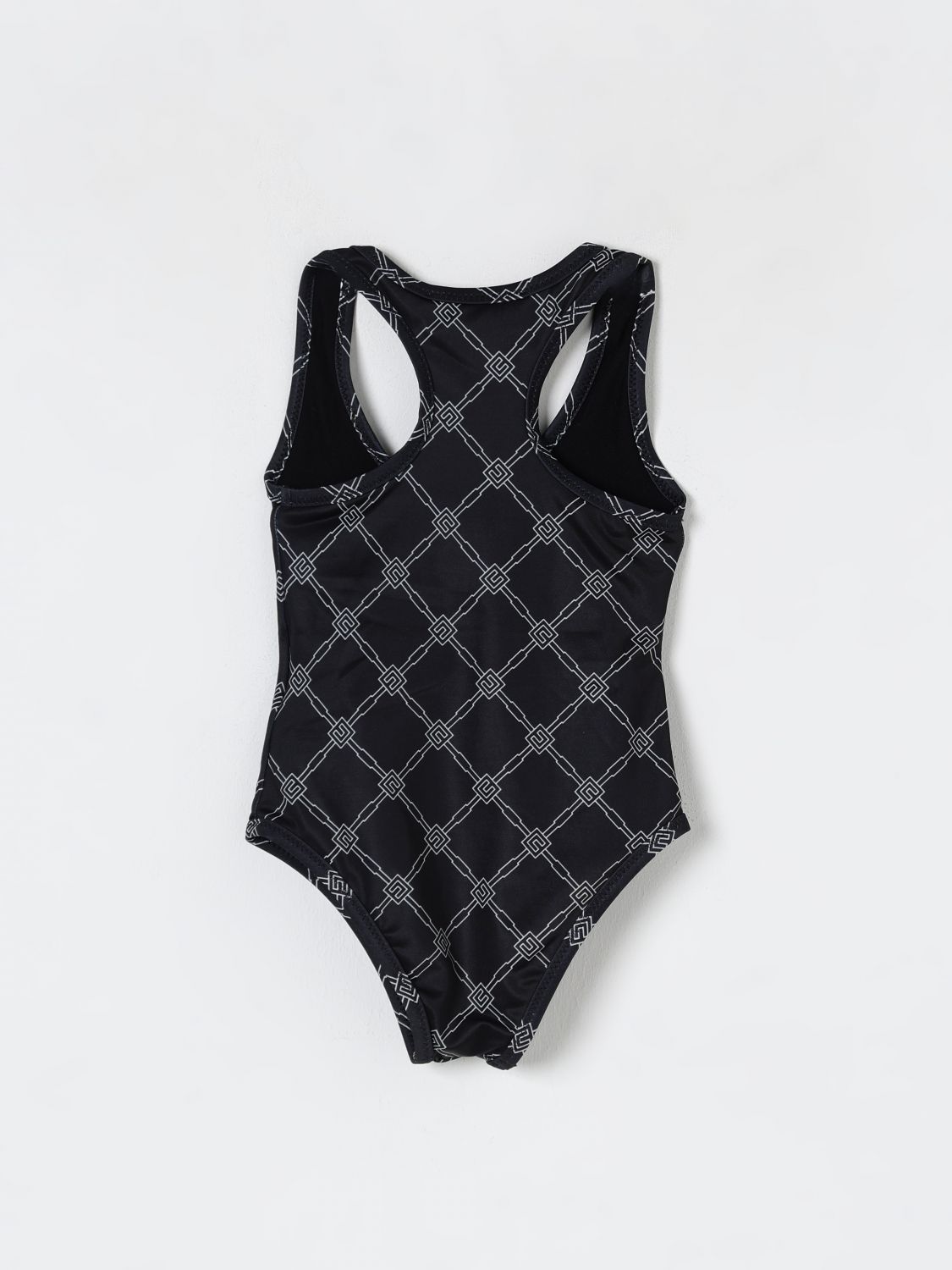 Logo-print swimsuit - Black