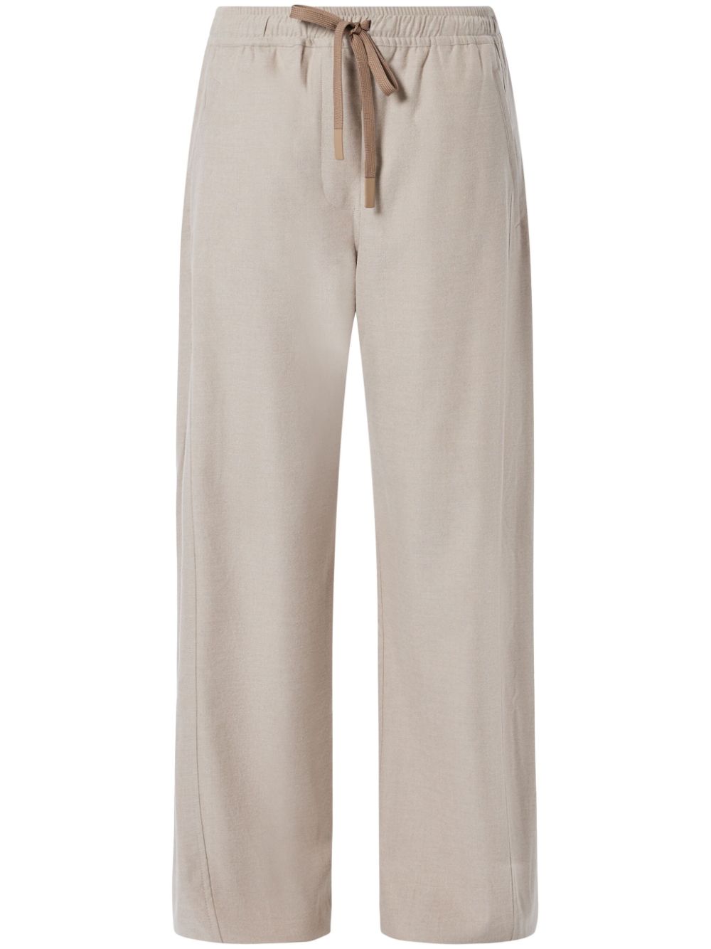 Flannel trousers - Neutrals