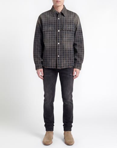 Man Denim shirt Blue Size L Cotton