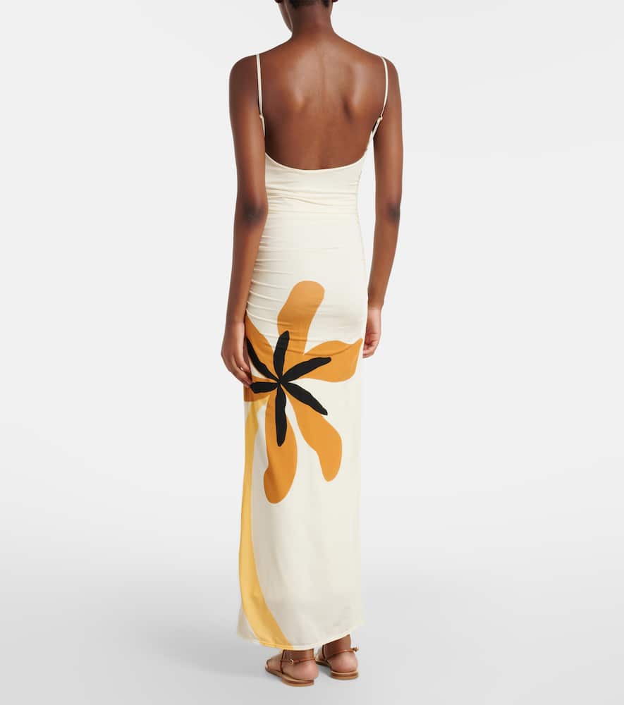 Kim floral jersey maxi dress