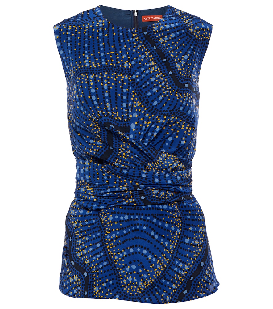Altuzarra Mckenna silk top