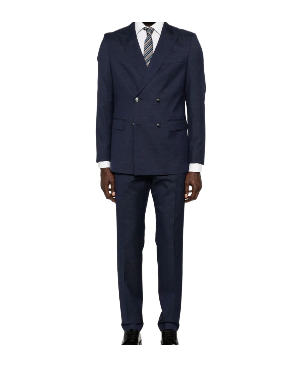 Wool double-breasted suit