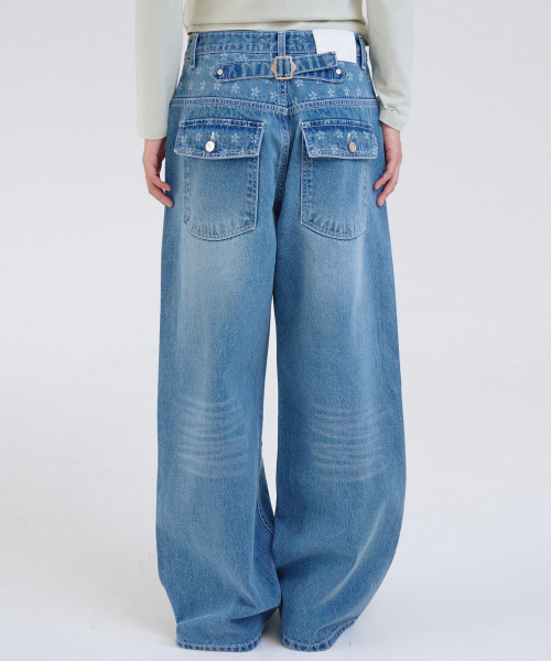 Cinch Laser Denim Pants