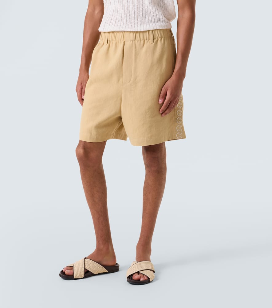 Embroidered shorts