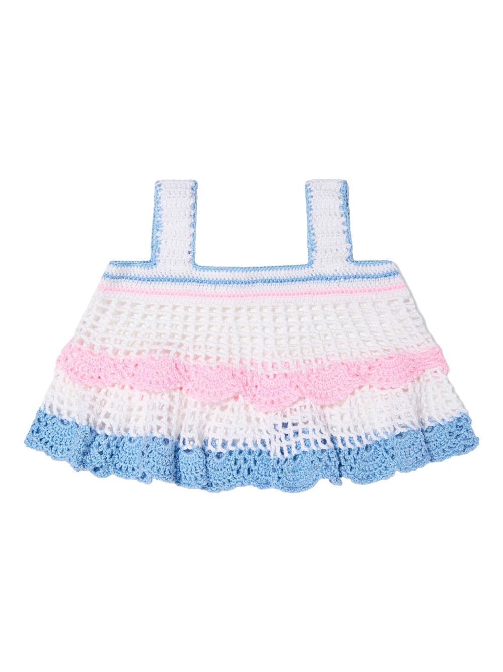 Crochet crop top - White