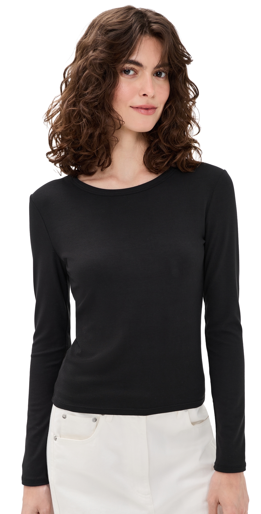 Second Skin Crew Tee Black