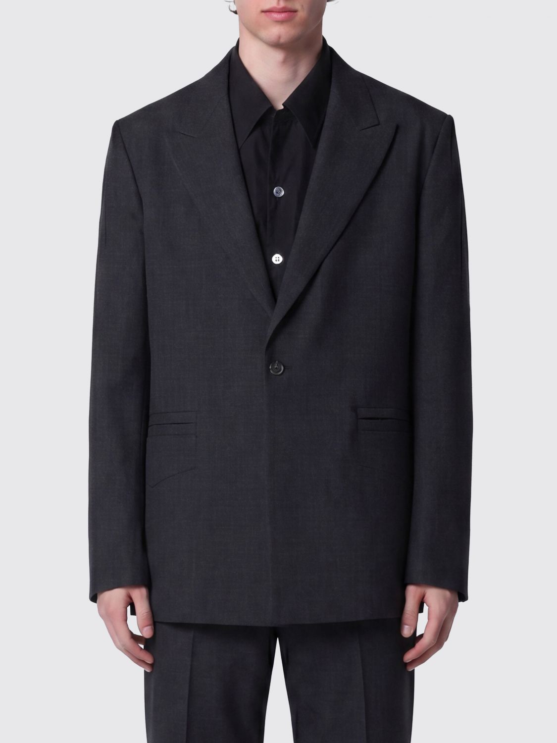 Namacheko - coat notch lapel front pockets design