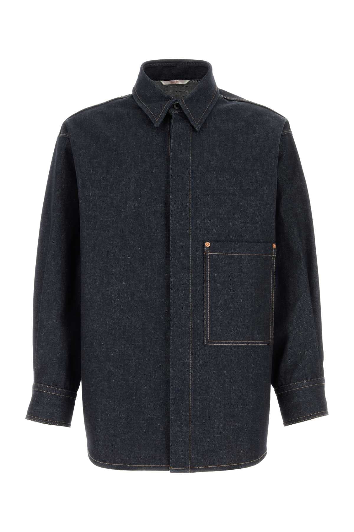 Denim Shirt — Navy