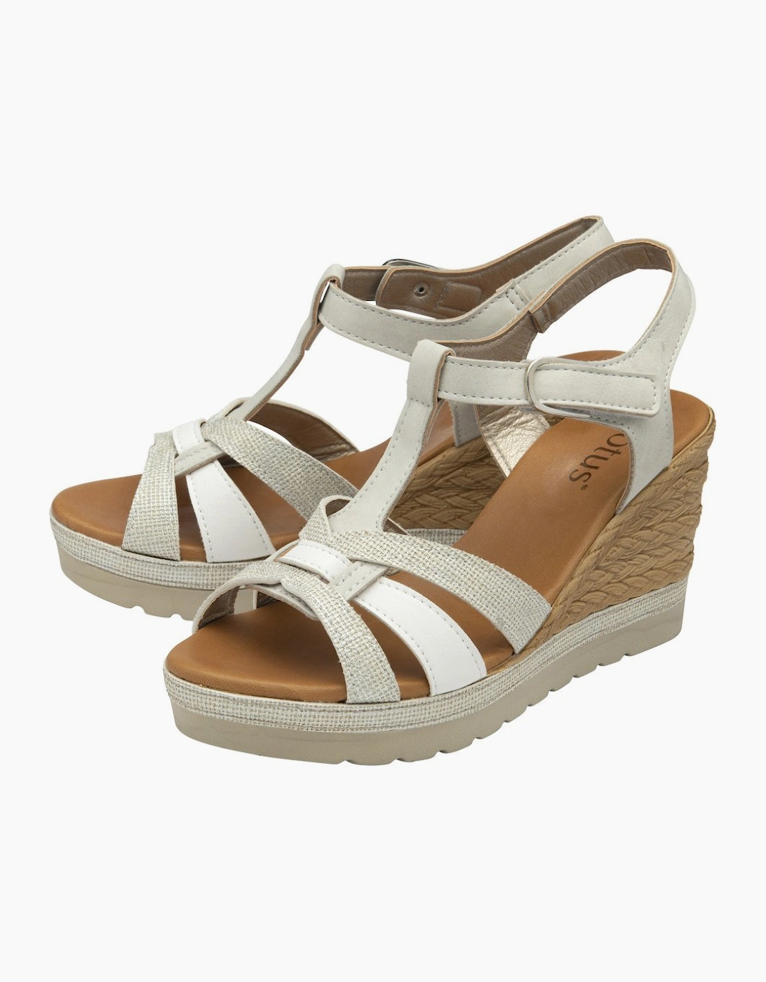 Lotus Women's Cavallo Womens Wedge Sandals - Tan