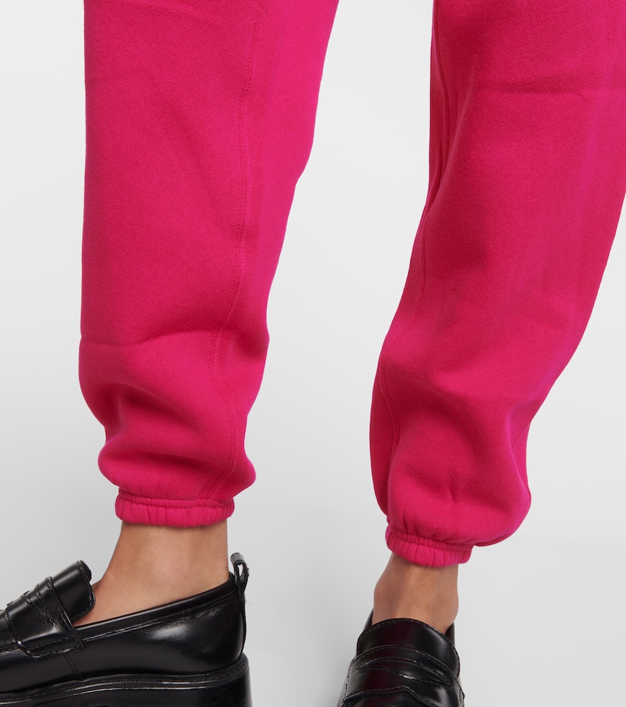 Cotton-blend jersey sweatpants