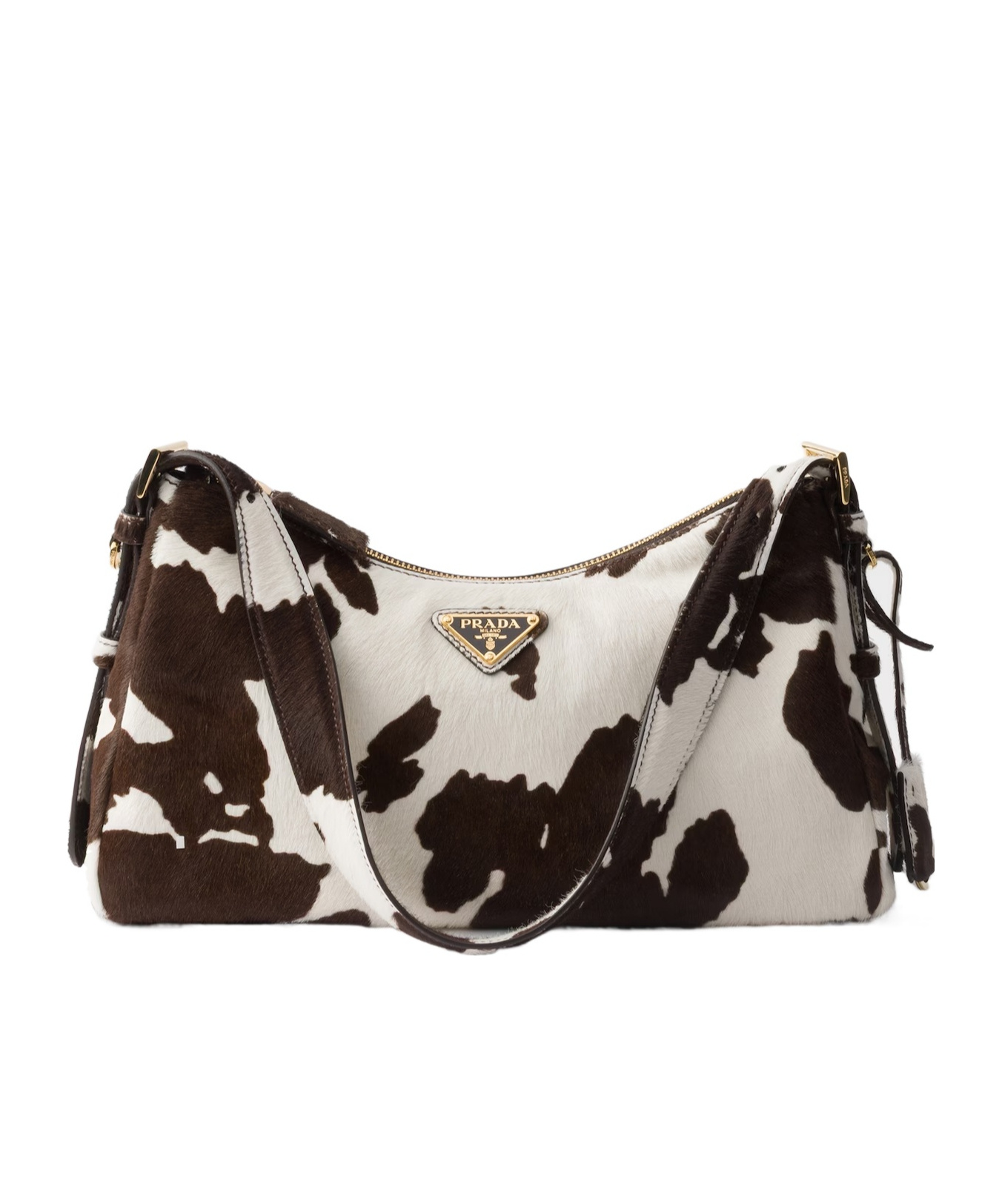 Aimèe medium printed leather shoulder bag