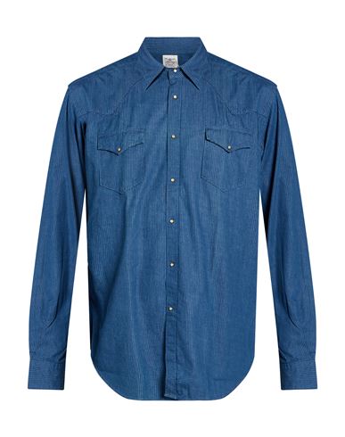 Man Shirt Blue Size 15 ½ Cotton