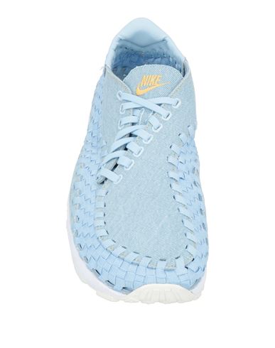 Man Sneakers Sky blue Size 11 Textile fibers