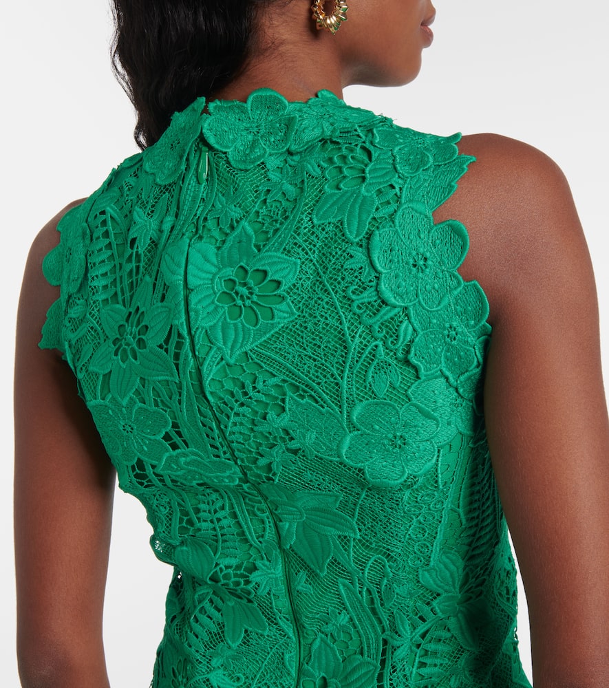 Floral lace minidress