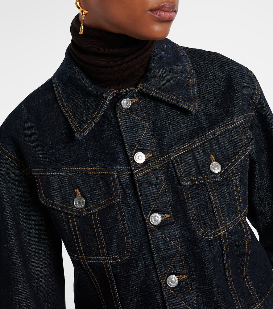 Cropped denim jacket