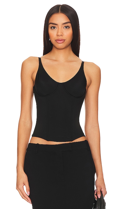 Natori Liquid Tank Bustier in Black. -  XL also in