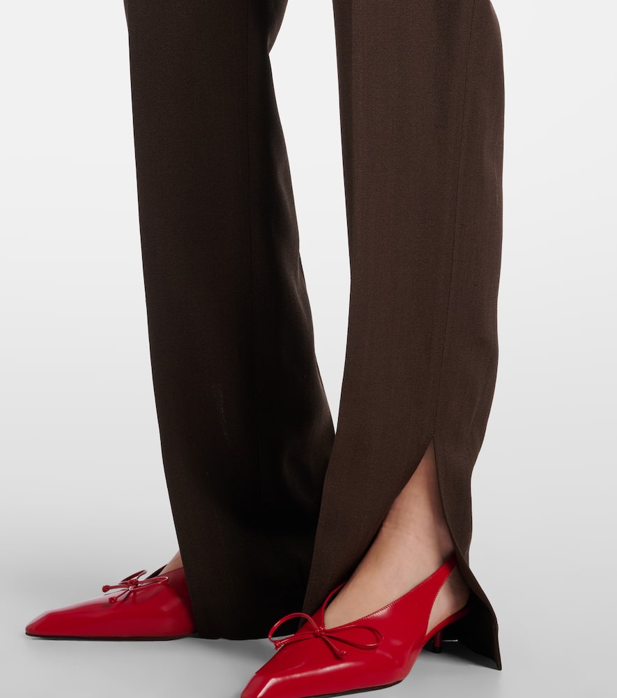 Tibau high-rise straight pants