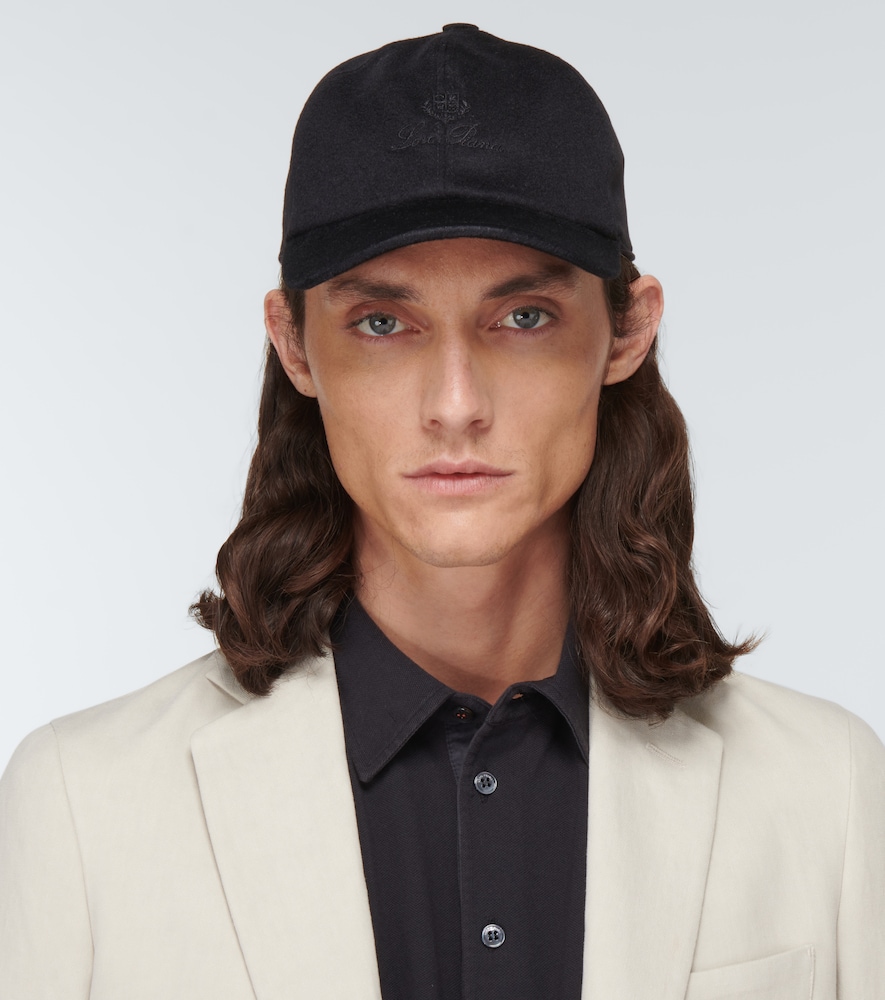 Cashmere baseball cap