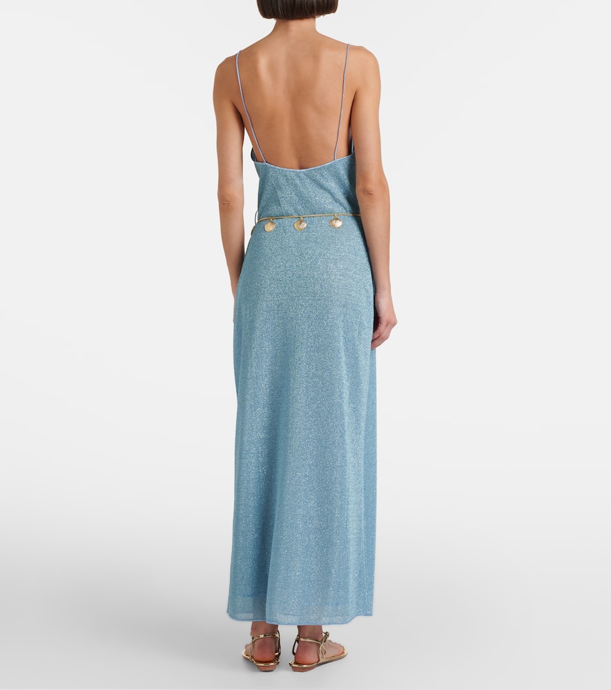 Oséree Lumière belted maxi dress