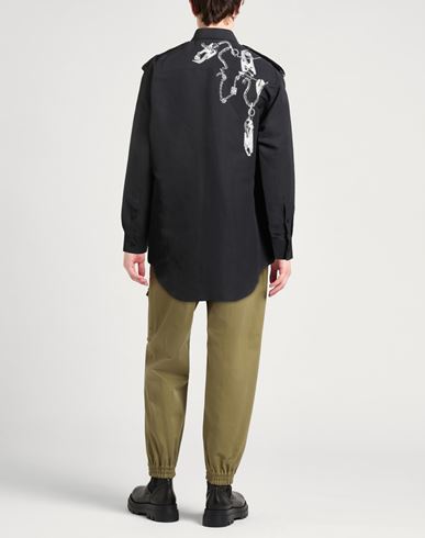 Man Shirt Black Size S Paper Yarn, Viscose