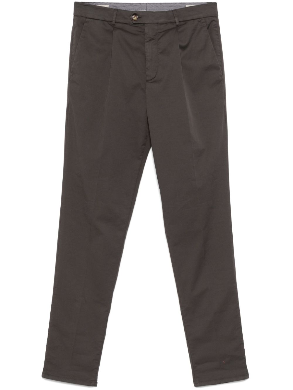 Pleat-detail trousers - Grey
