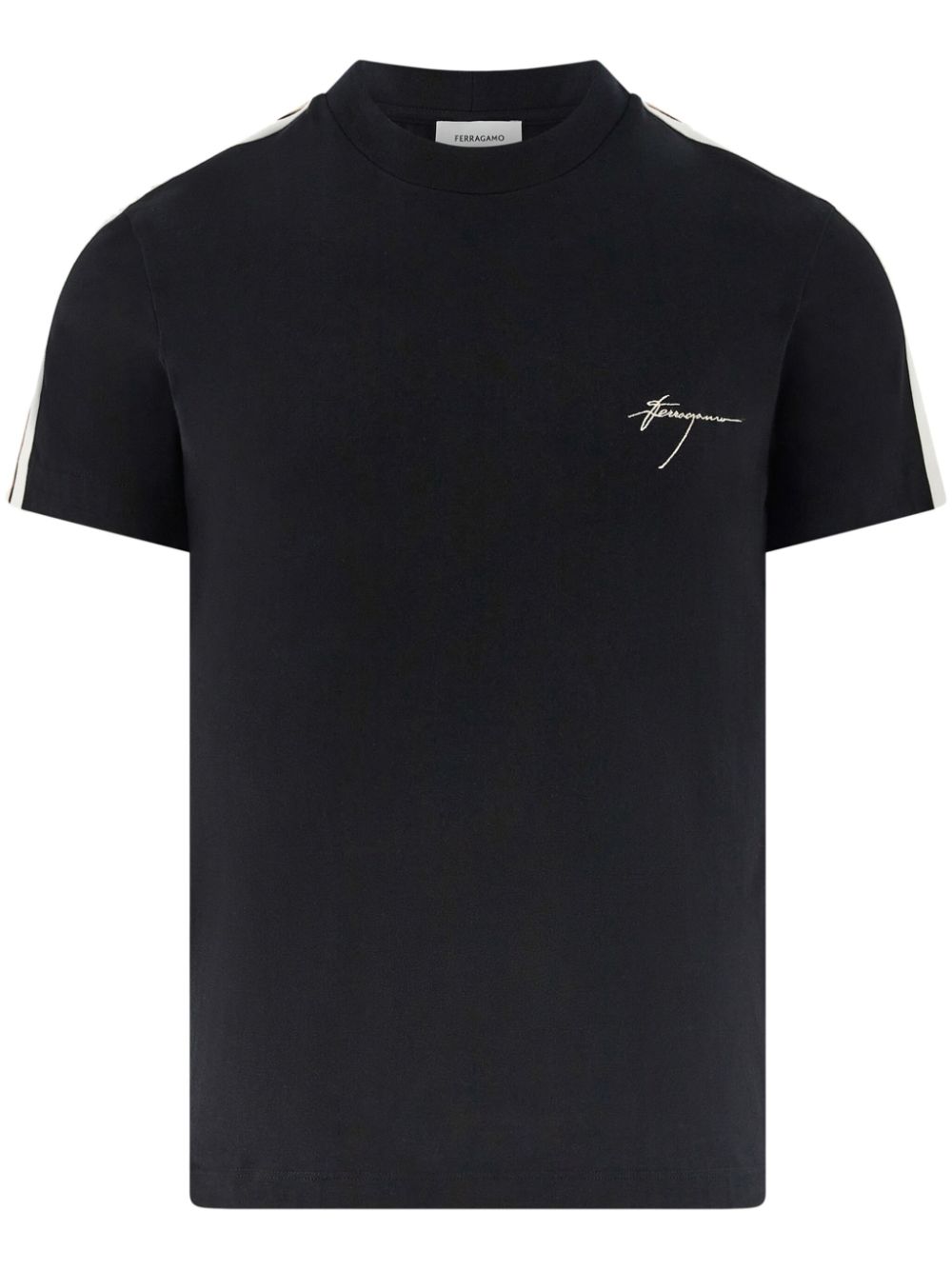 Sporty cotton t-shirt - Black
