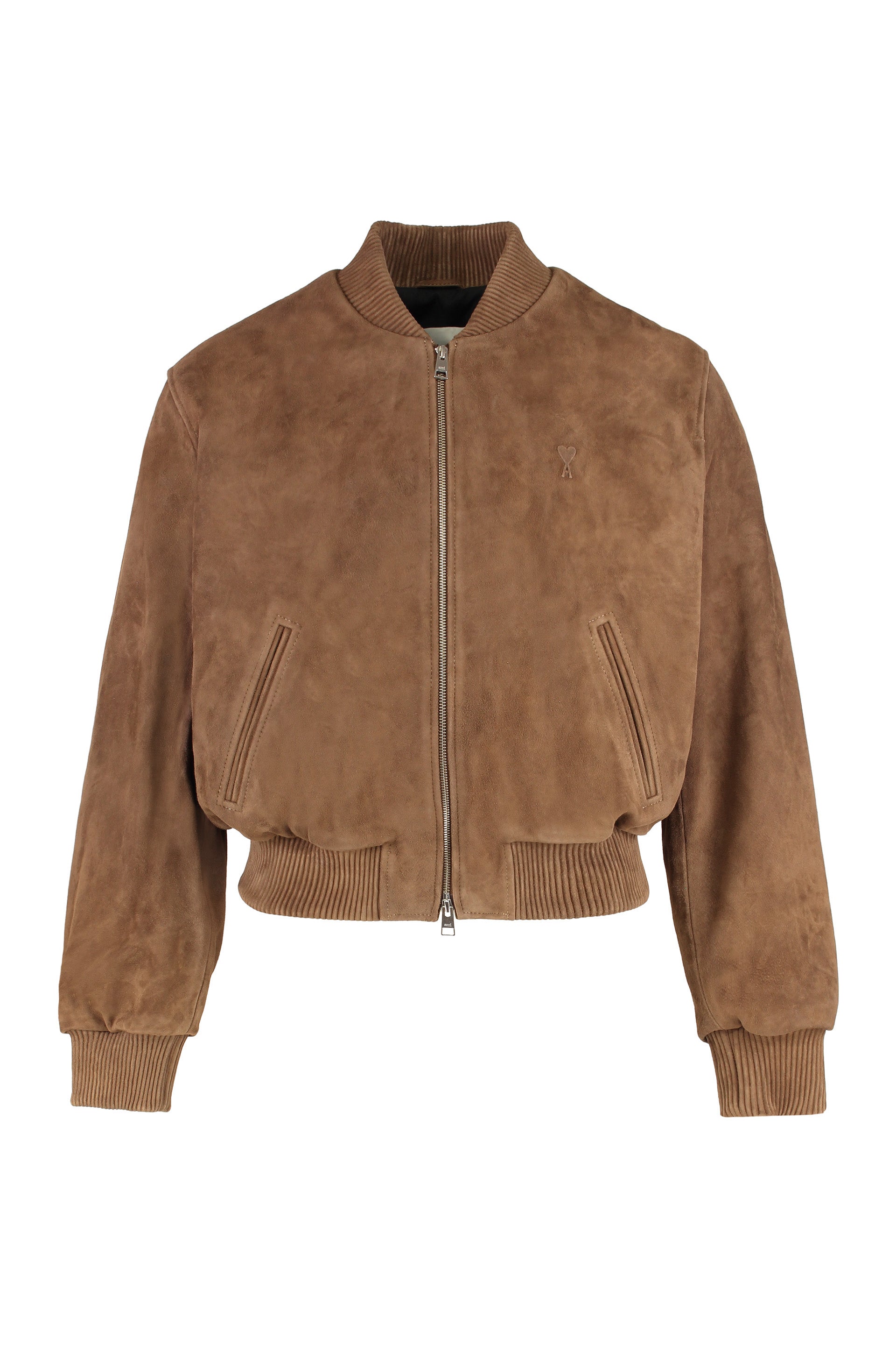 Suede Bomber Jacket
