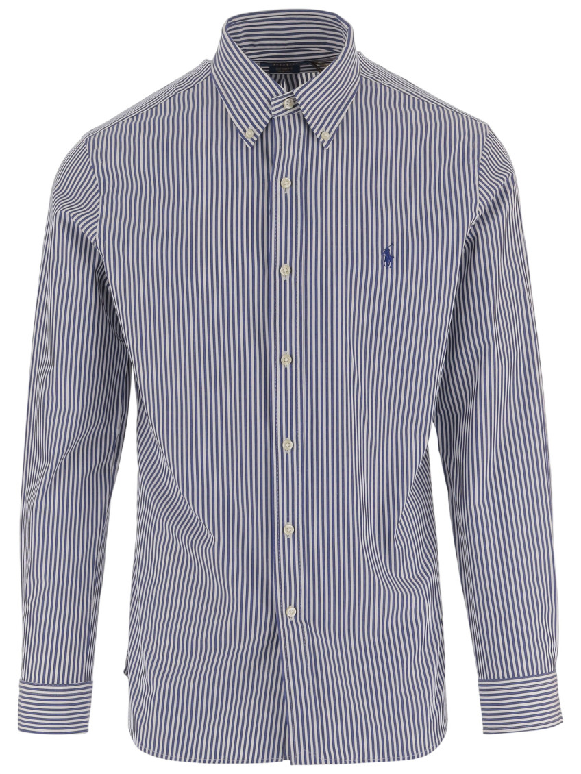 Navy Blue Stripes Shirt