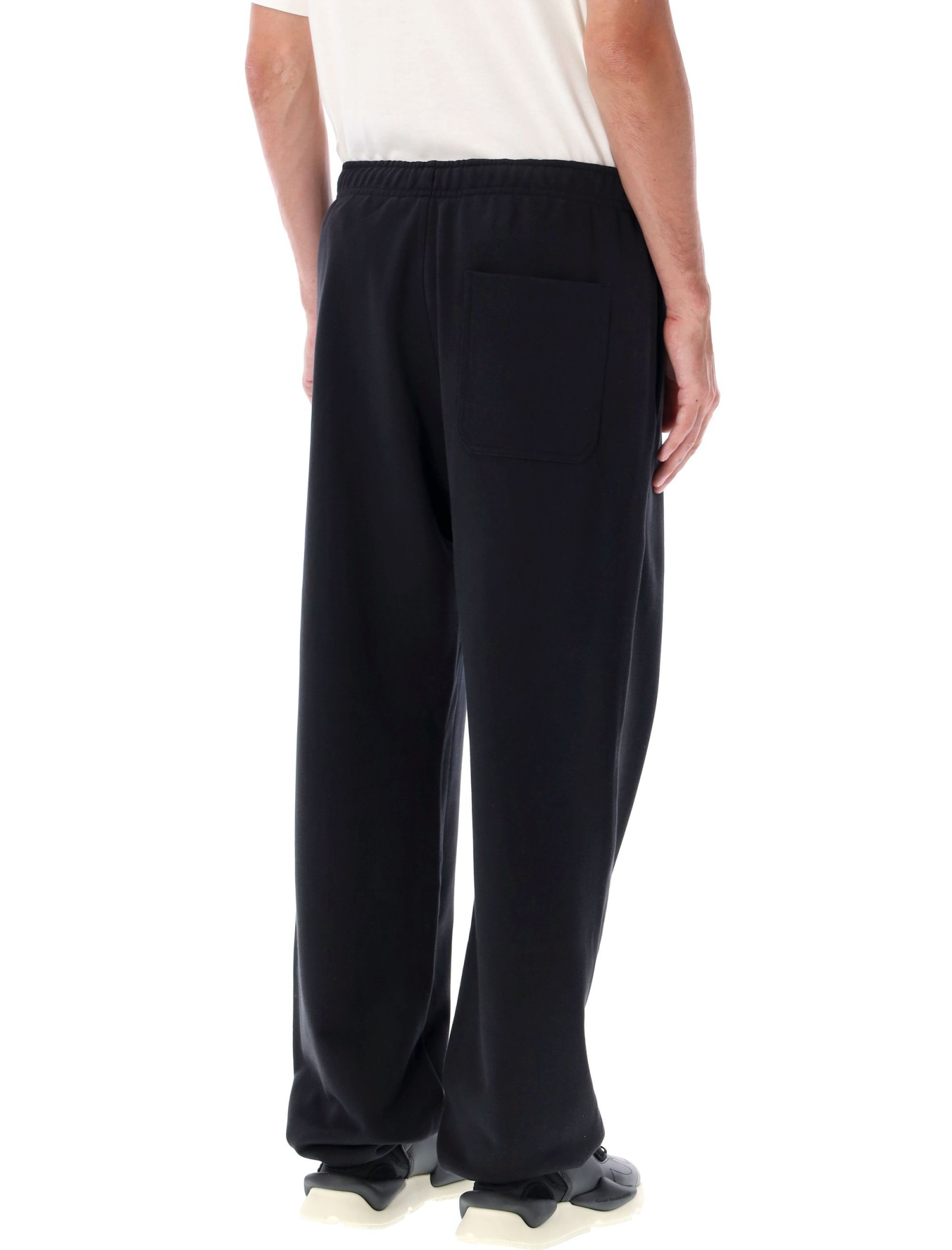 Logo-print track pant - Black