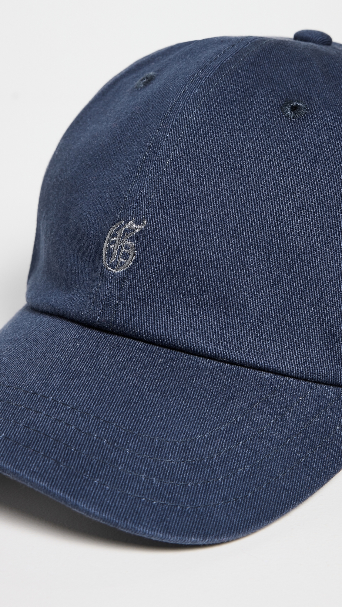 Gothic G Dad Hat Maltese Blue One Size