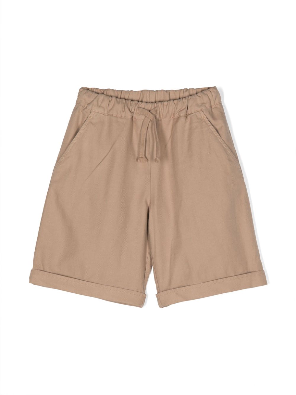 Herringbone bermuda shorts - Neutrals