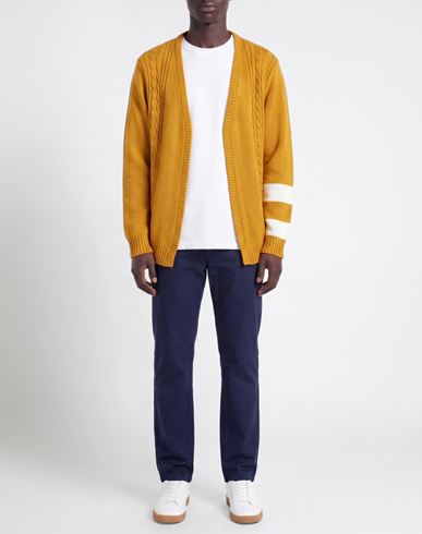 Mood_one Man Cardigan Marigold Size L Wool, Acrylic