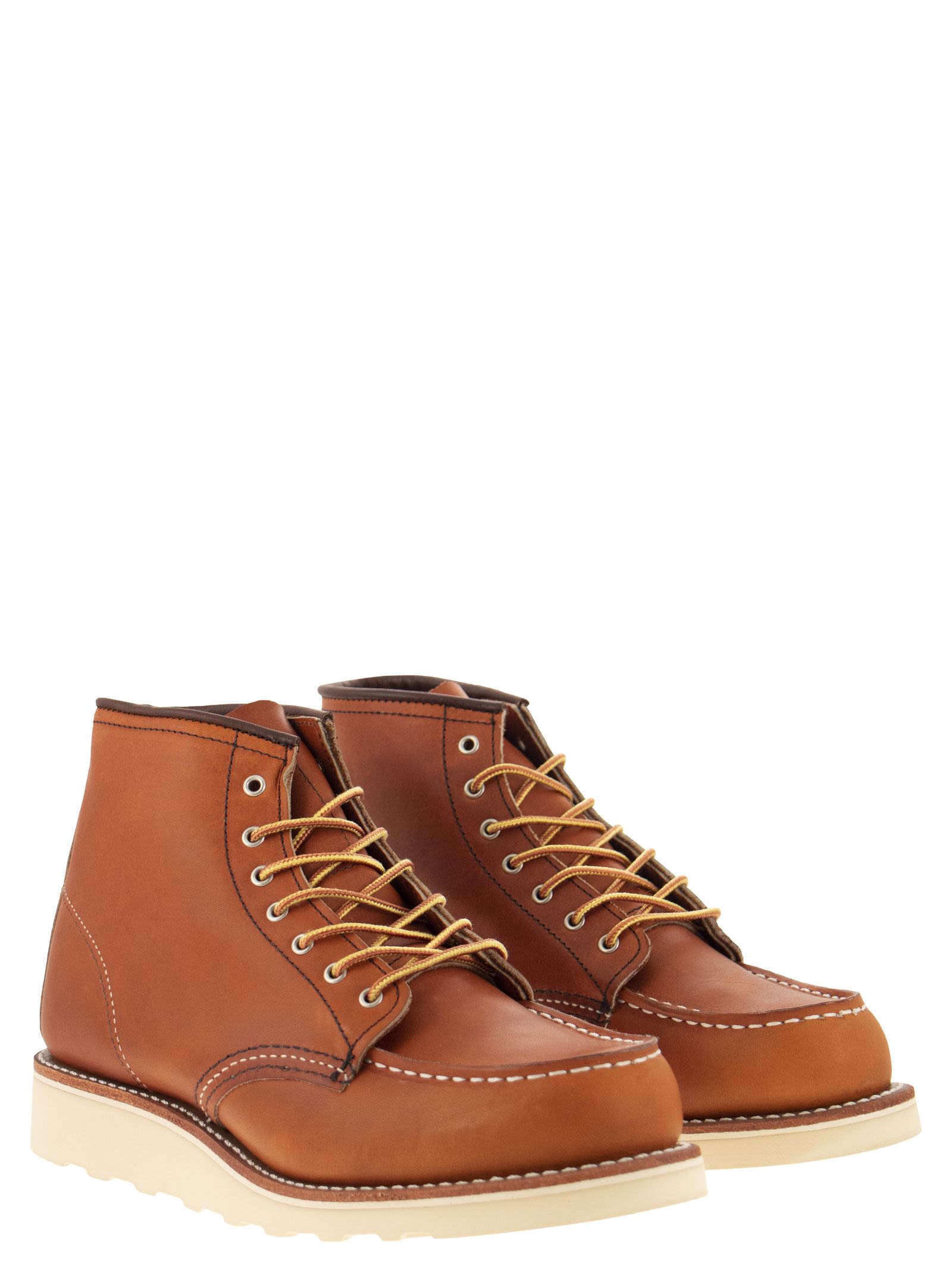 Red Wing Classic Moc Leather Lace Up Boot