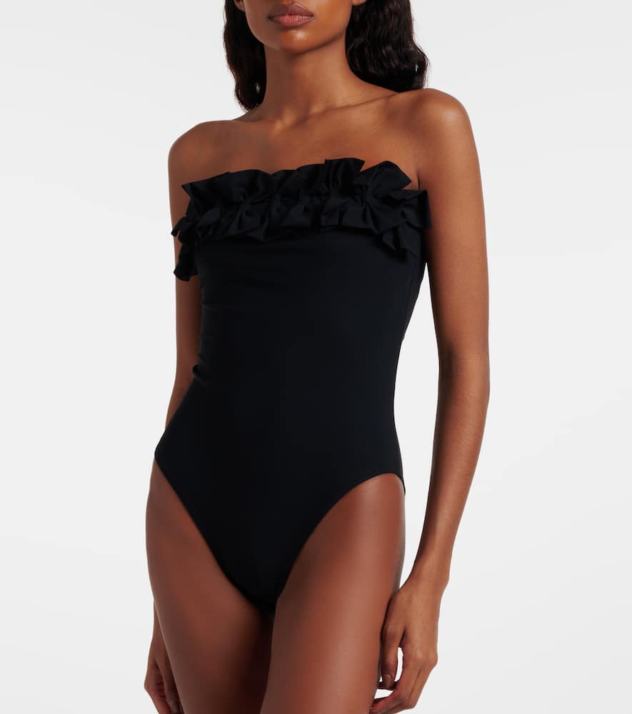 Freya bow-detail bandeau swimsuit