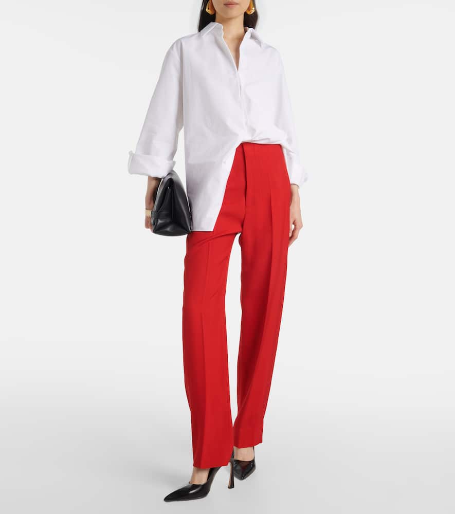 Victoria Beckham Mid-rise tapered pants