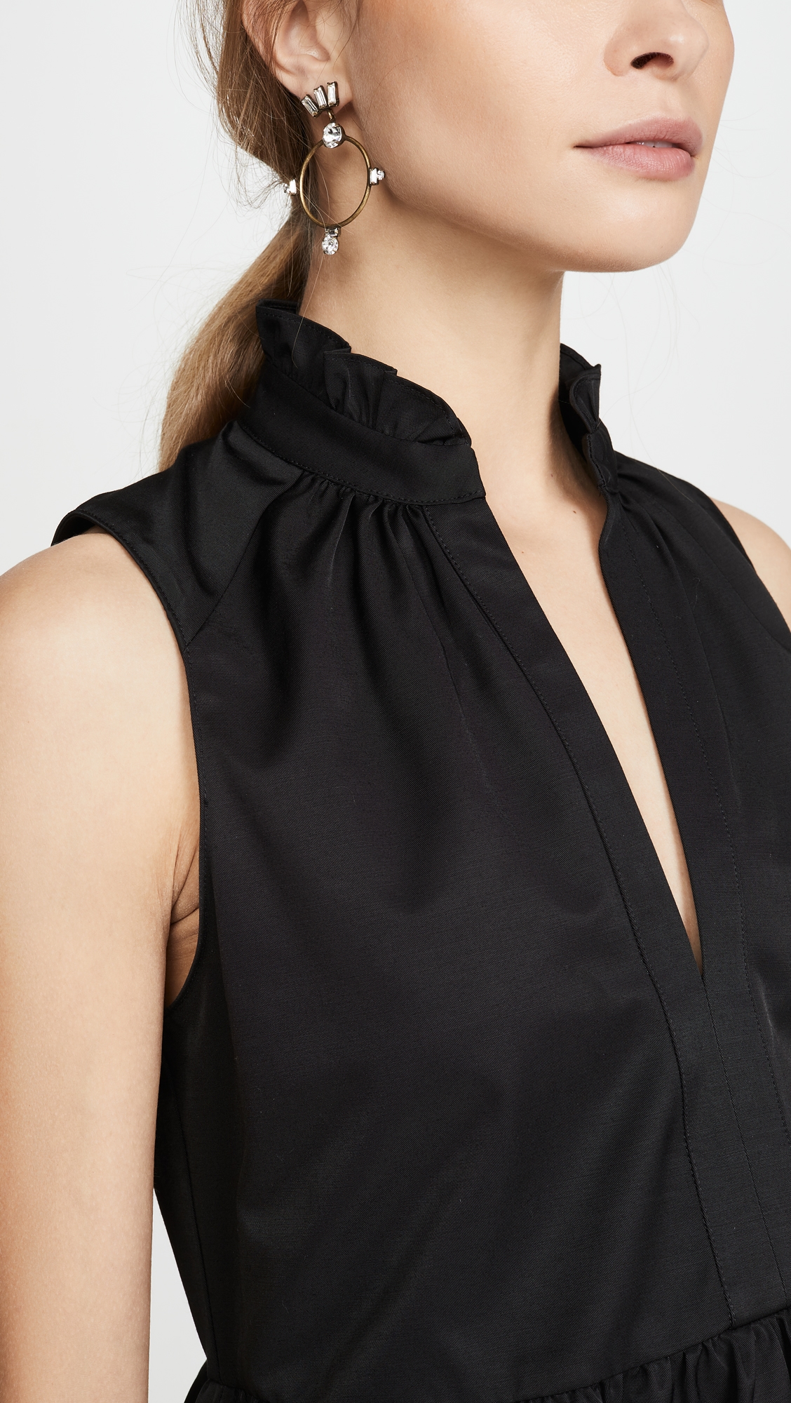 Sleeveless Saffron Dress Black
