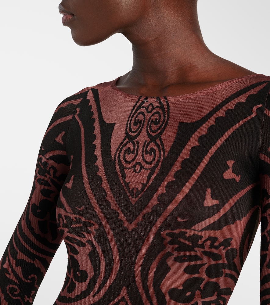 Wolford x Etro Tattoo paisley bodysuit