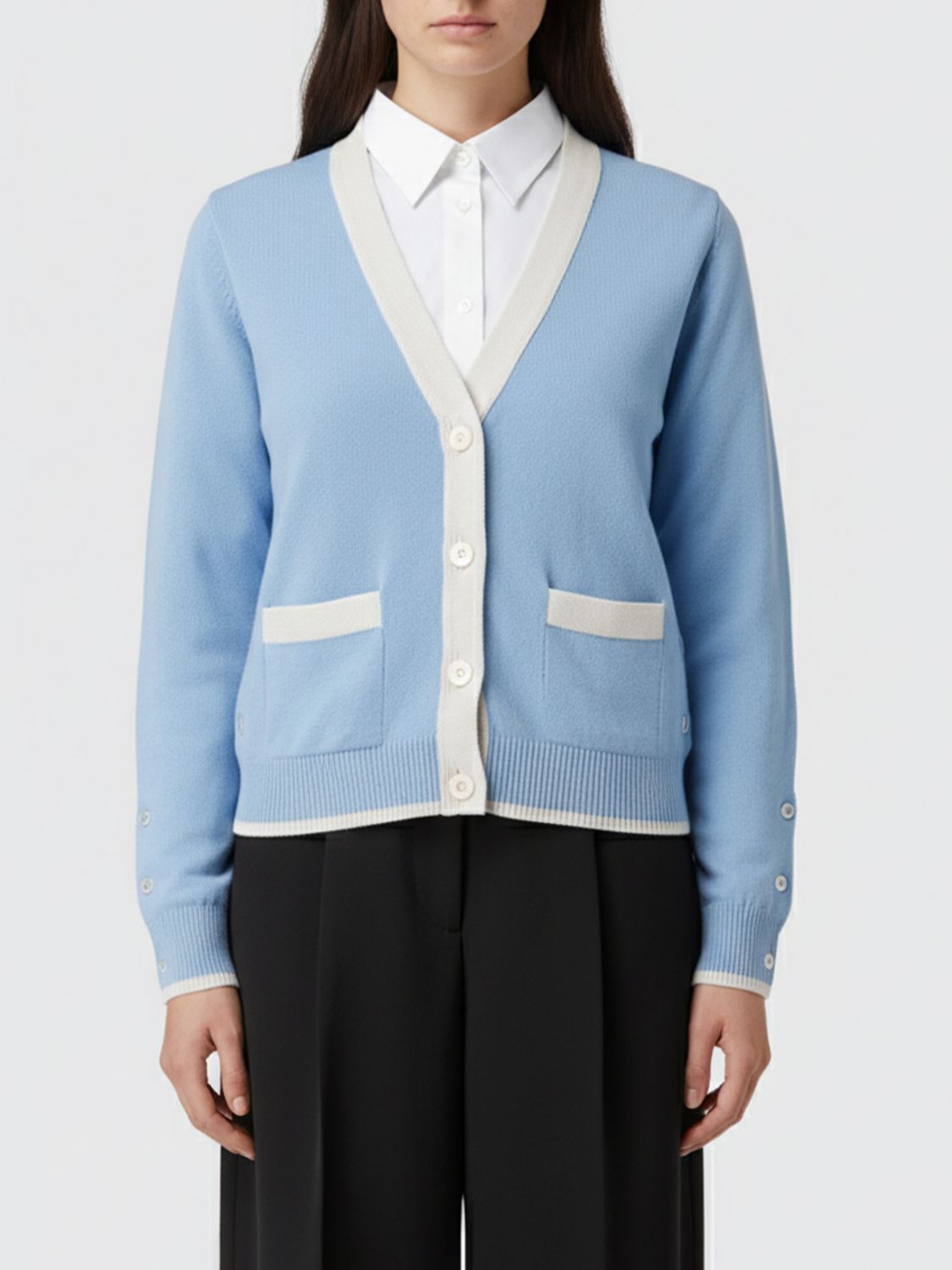 Sweater Woman color Gnawed Blue