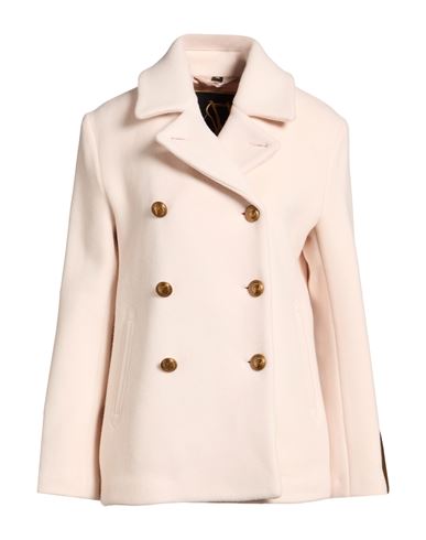 Woman Coat Light pink Size 0 Wool, Polyamide