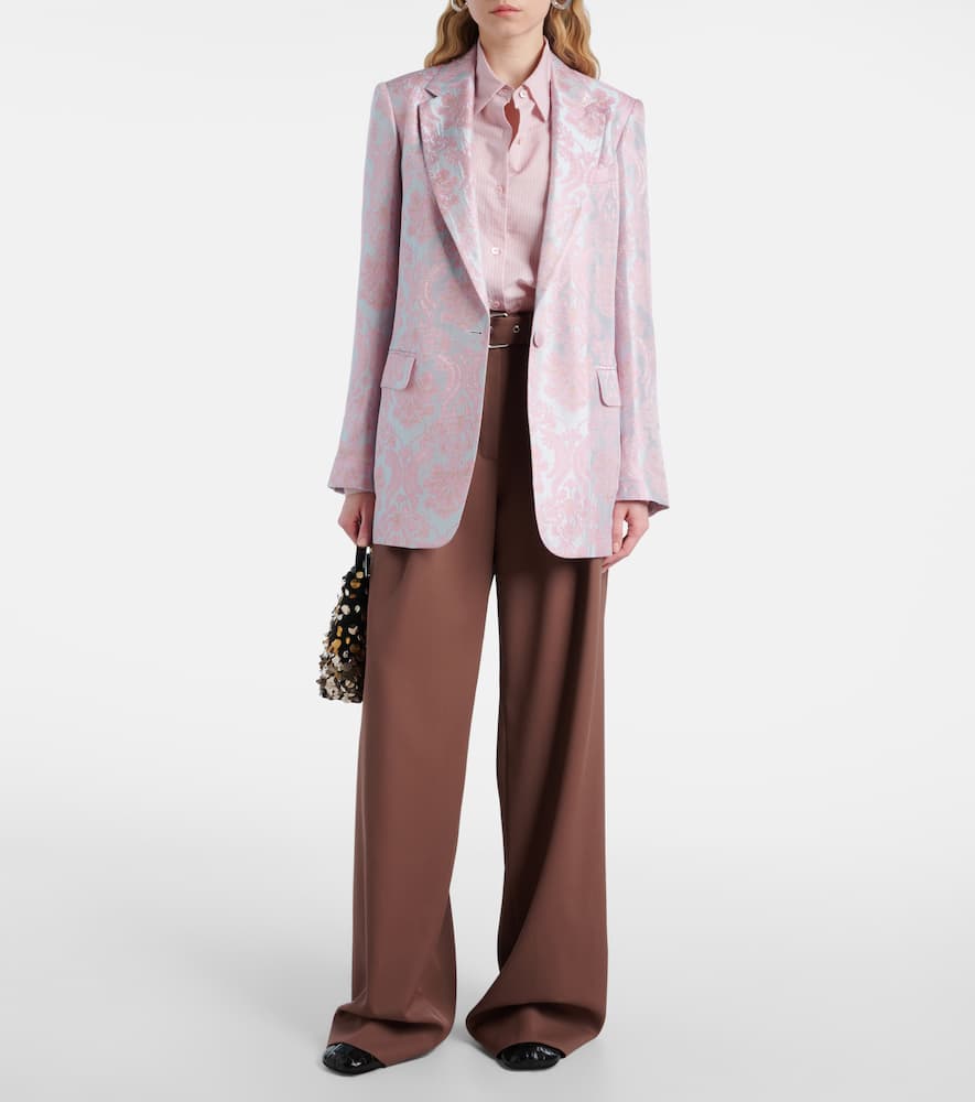 Dries Van Noten Floral jacquard blazer