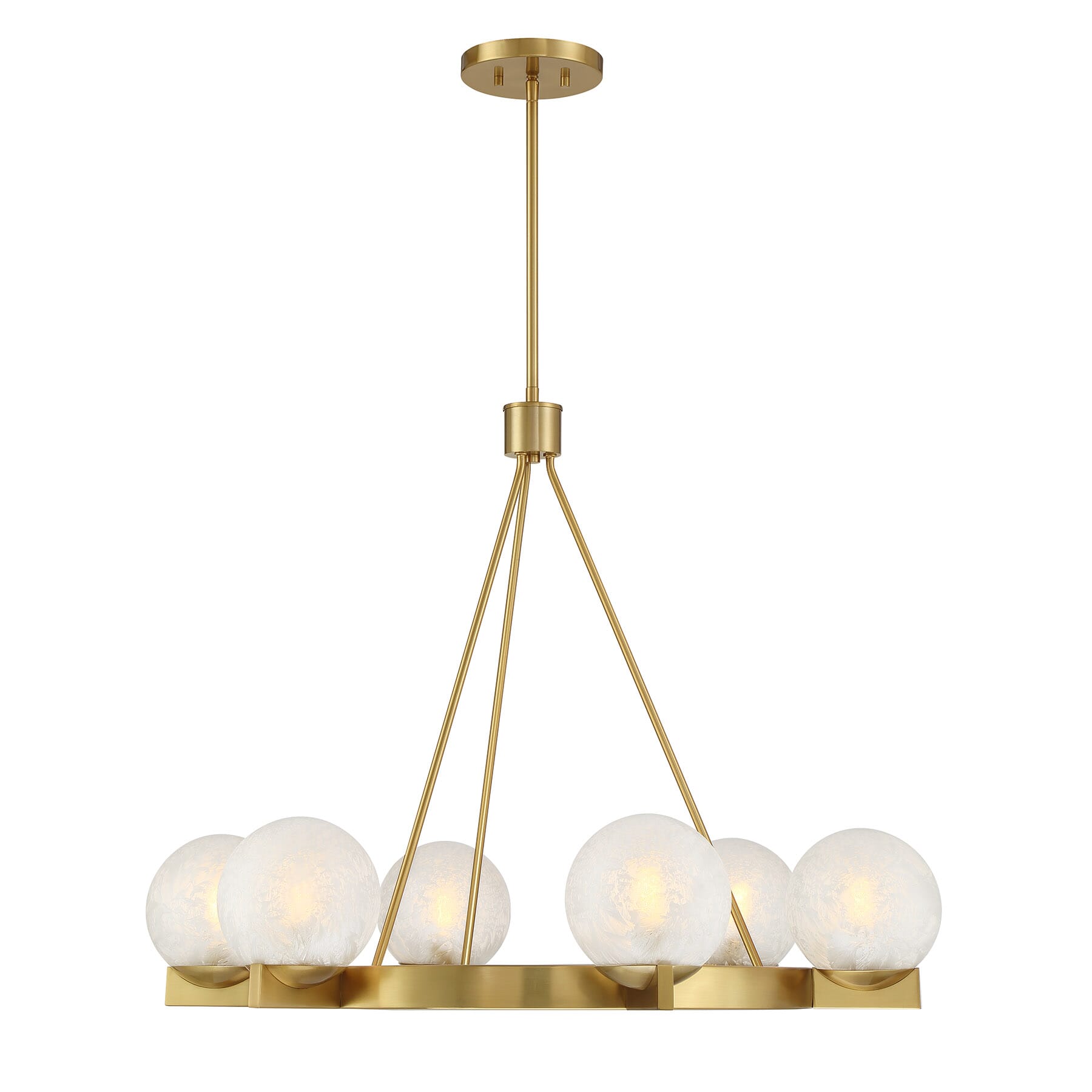 Darien 6-Light Chandelier in Warm Bra