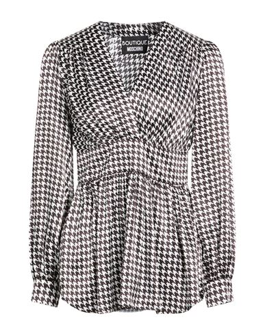 Woman Top Black Size 6 Viscose, Silk