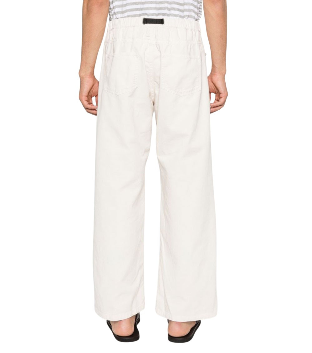 Off White Flat Front Pants