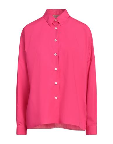 Woman Shirt Fuchsia Size M Cotton