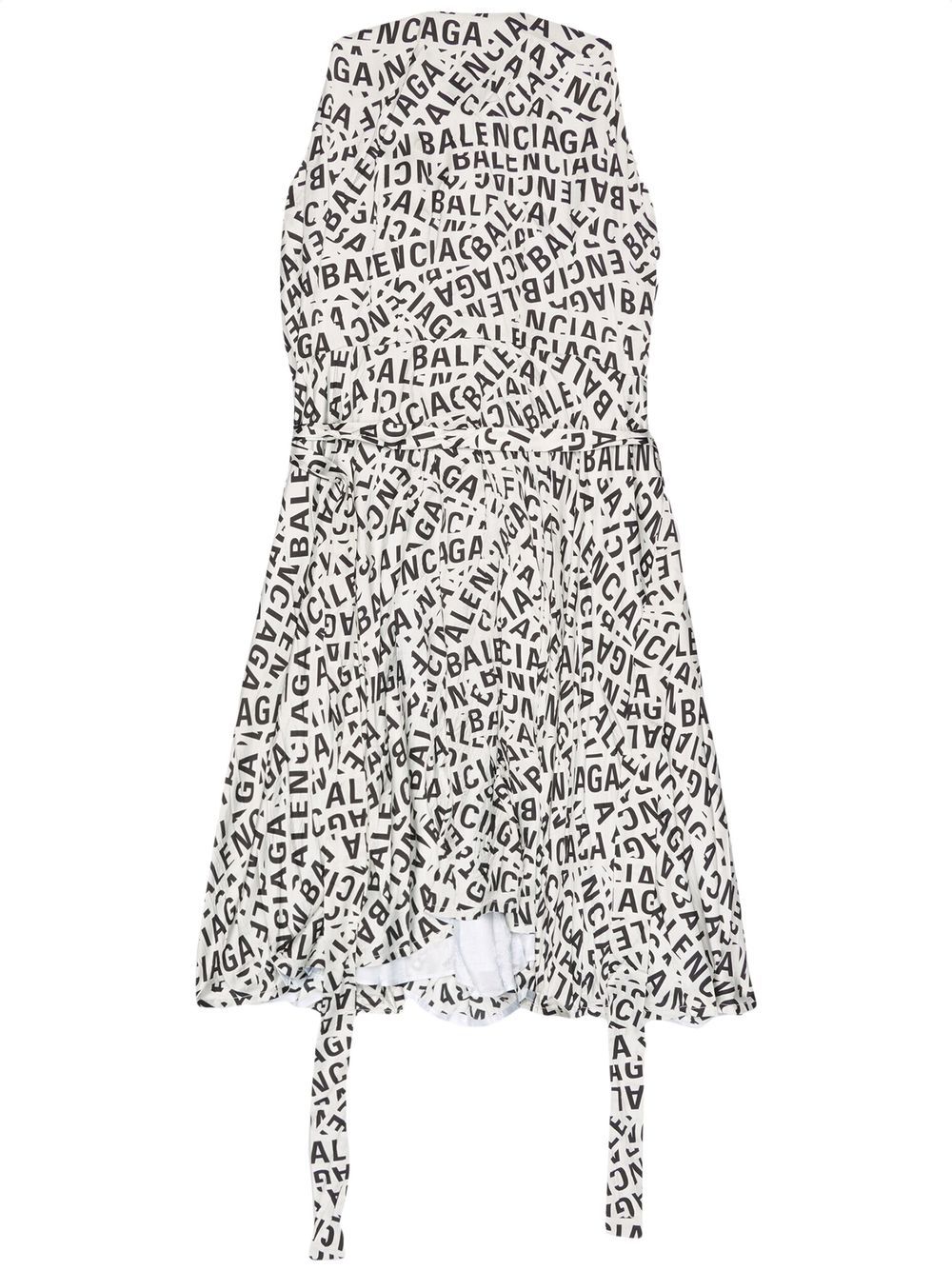 Logo-print midi dress - Grey