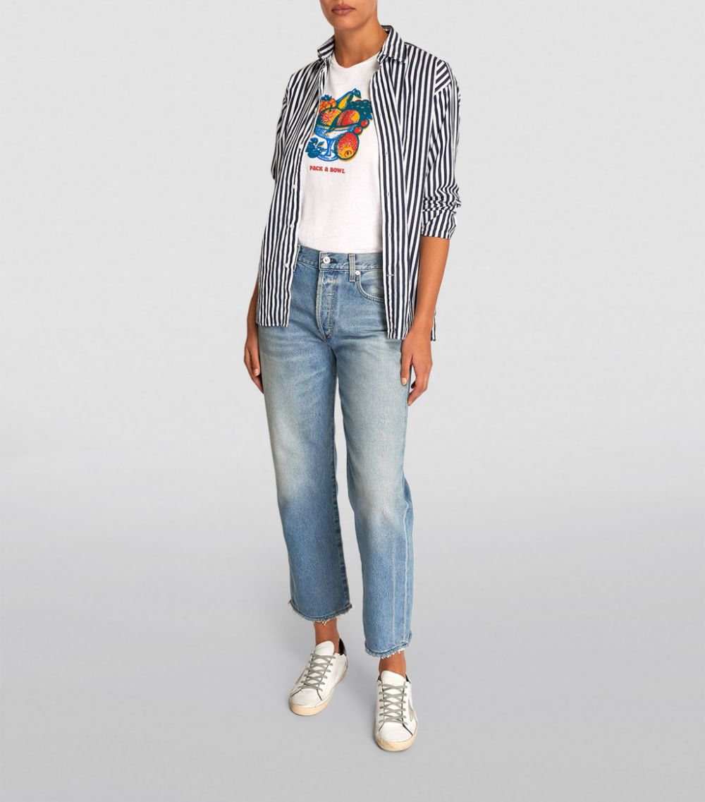 Cropped Emery High-Rise Straight Jeans