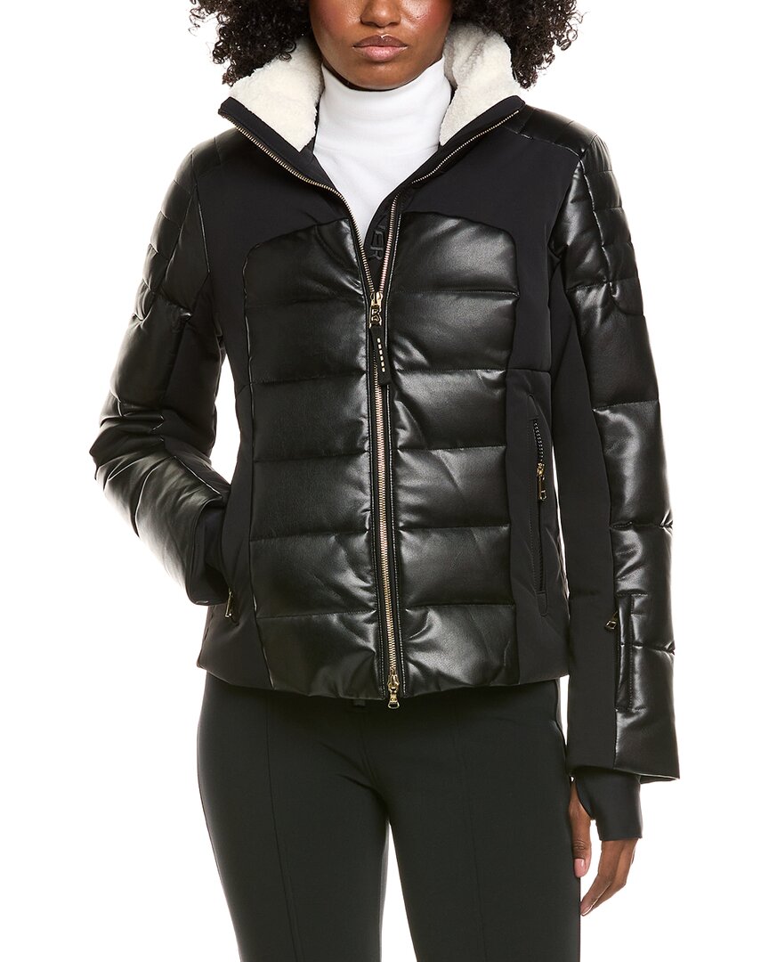 Ilana Leather Down Coat