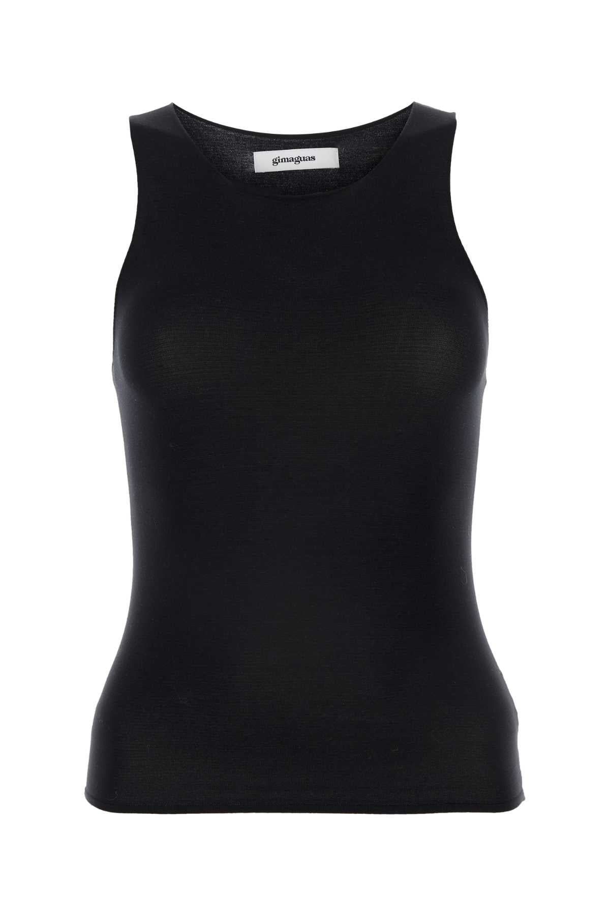 Nylon Tank Top — Black